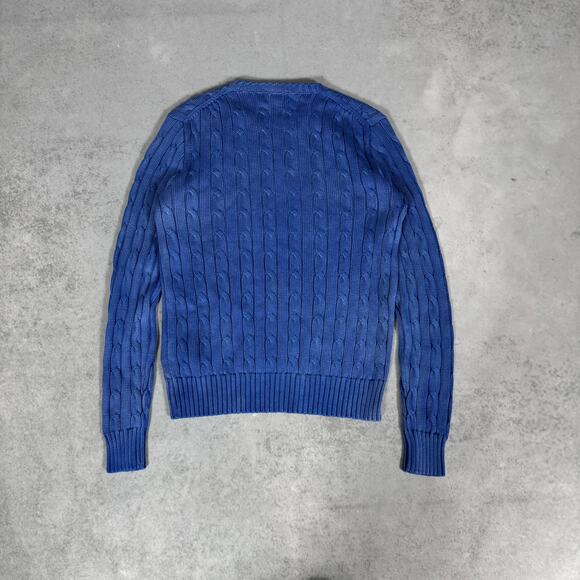 Polo Ralph Lauren Women’s Cable Knit Sweater Blue - Size: S P - Picture 7 of 8